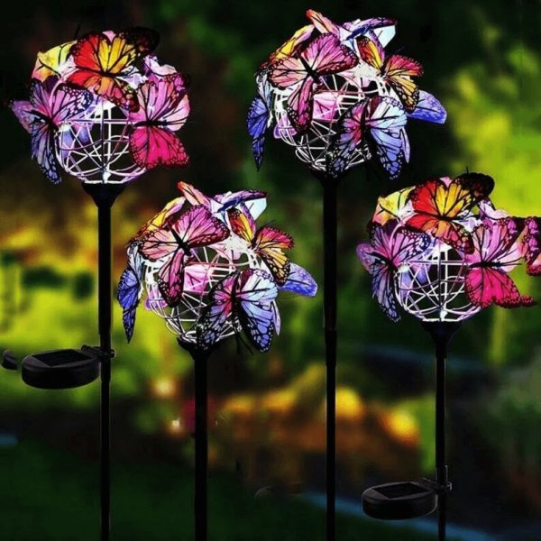 Last Day Promotion 50% OFF - Solar Stake Lights Butterflies Decor Lights ( BUY 1 GET 1 Free )