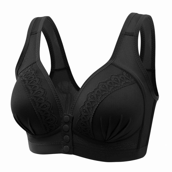 🔥BUY 1 GET 2 FREE(Please add 3 pcs to cart)🔥2024 Front Button Breathable Skin-Friendly Cotton Bra