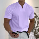 2024 Men Gentlemans business Short Sleeve Fitness T Shirt