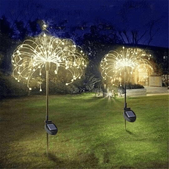 🎁Only Today 50% OFF🎁--Waterproof  Solar Fireworks Garden Lamp